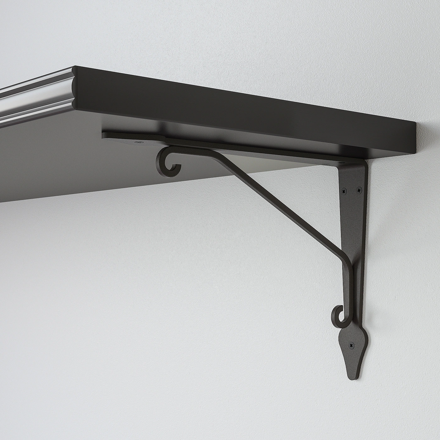 IKEA BERGSHULT / KROKSHULT Wall Shelf Dark Gray/anthracite 31 1/2x11 3/4 " - Image 4