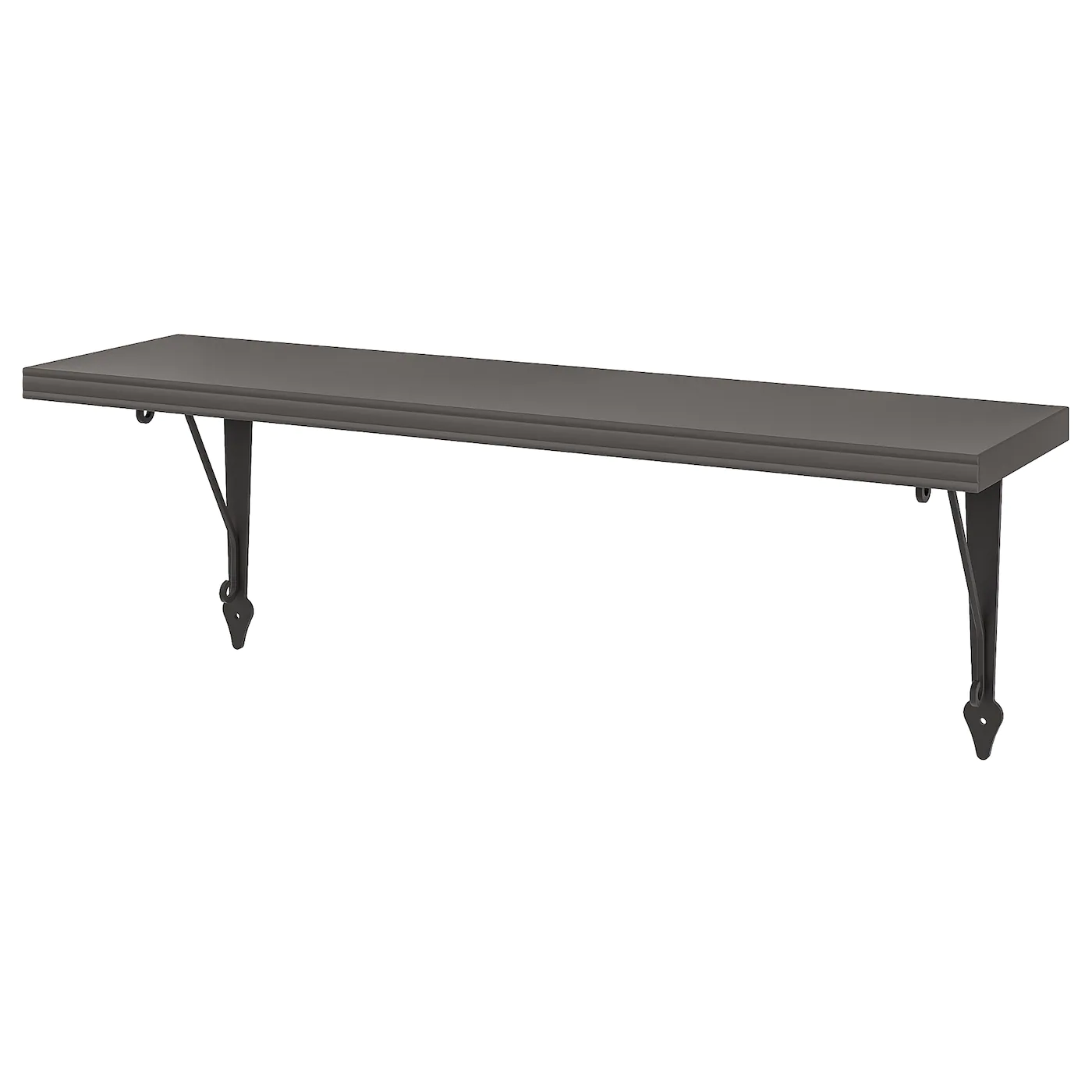 IKEA BERGSHULT / KROKSHULT Wall Shelf Dark Gray/anthracite 31 1/2x7 7/8 "