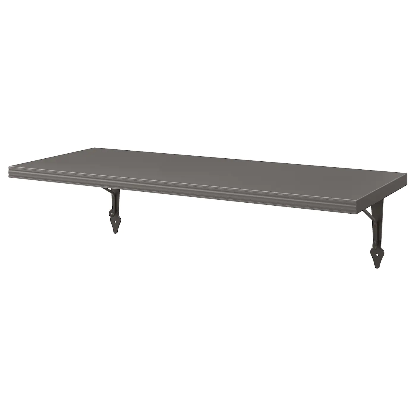 IKEA BERGSHULT / KROKSHULT Wall Shelf Dark Gray/anthracite 31 1/2x11 3/4 "