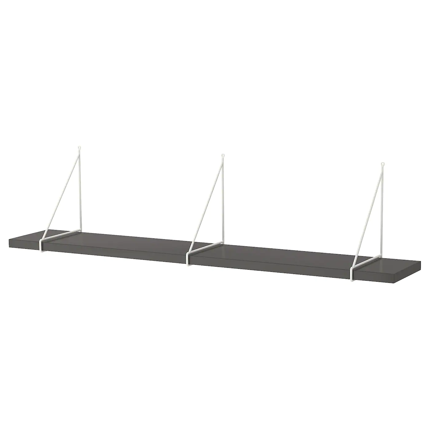 IKEA BERGSHULT / PERSHULT Wall Shelf Brownblack/white 47 1/4x7 7/8 " - Image 8