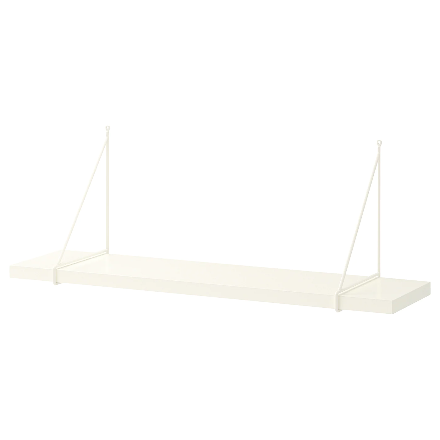 IKEA BERGSHULT / PERSHULT Wall Shelf White/white 31 1/2x7 7/8 "