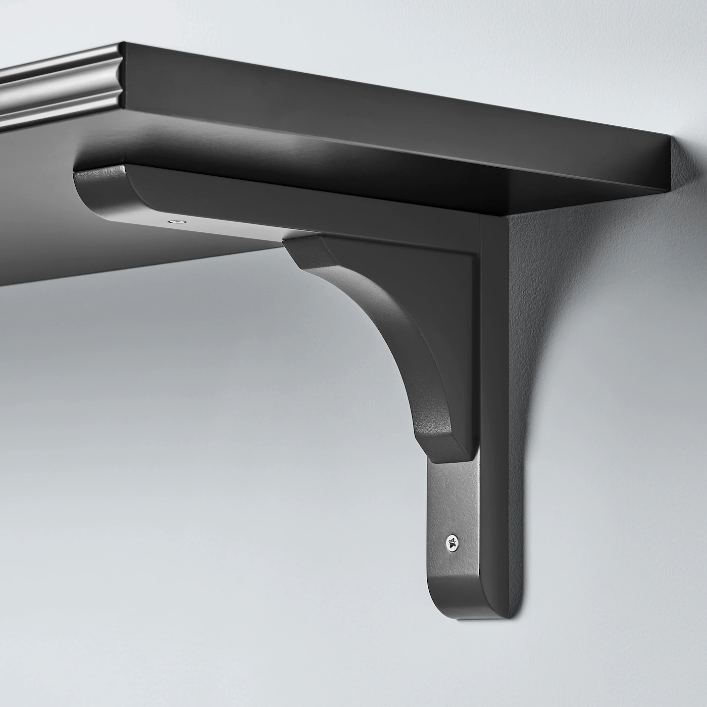 IKEA BERGSHULT / RAMSHULT Wall Shelf Dark Gray 47 1/4x11 3/4 " - Image 4