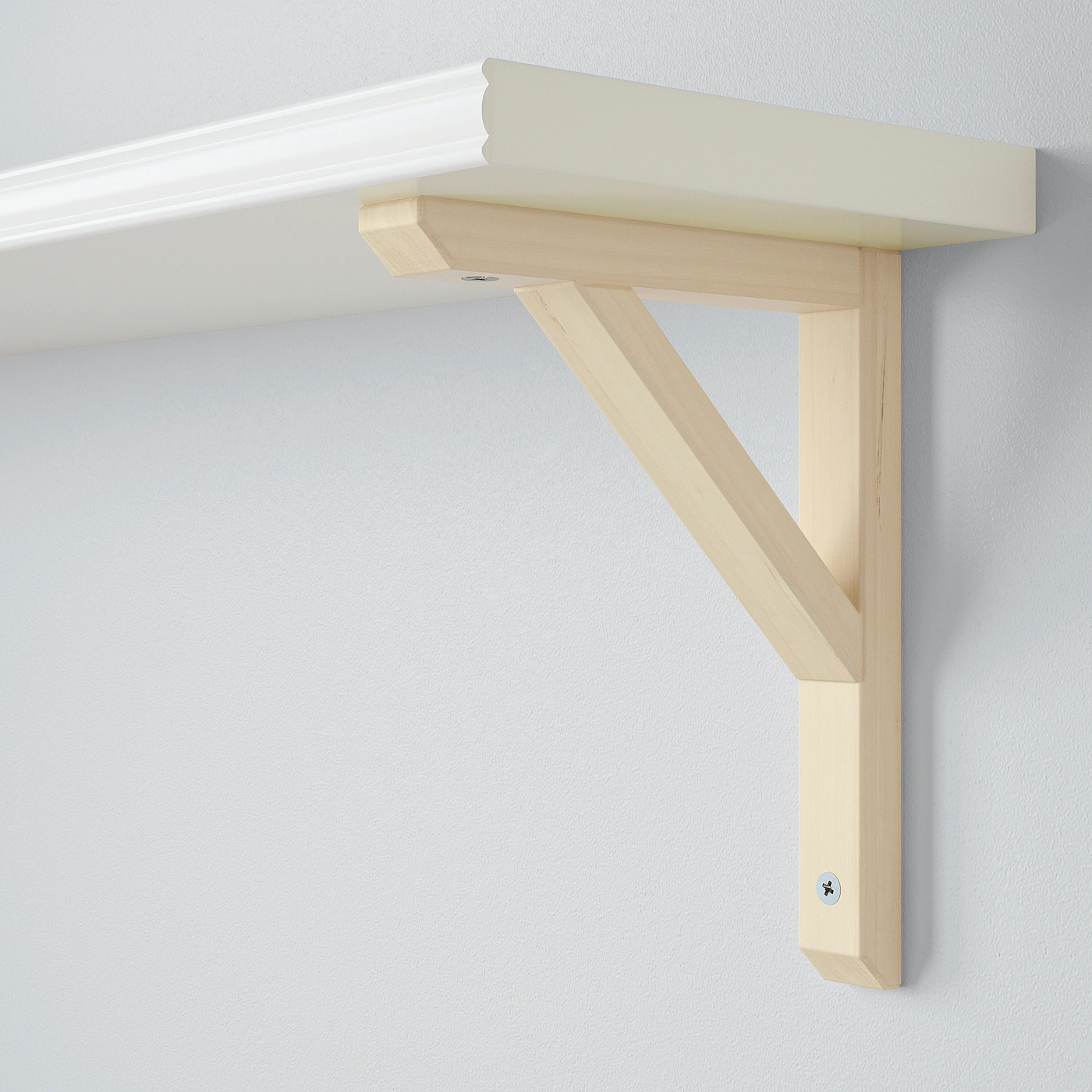 IKEA BERGSHULT / SANDSHULT Wall Shelf White/aspen 31 1/2x7 7/8 " - Image 4