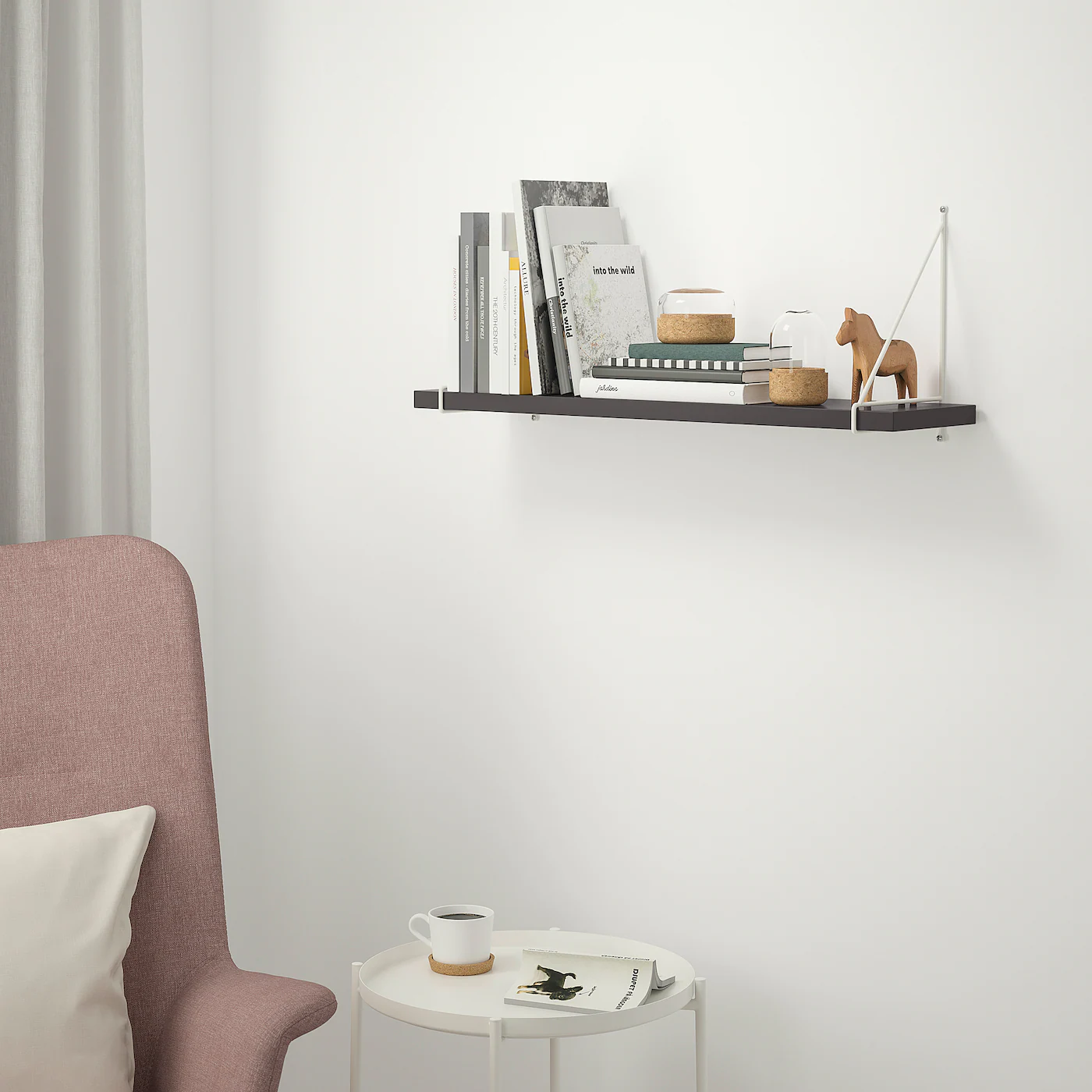 IKEA BERGSHULT Shelf Dark Gray 31 1/2x7 7/8 " - Image 5