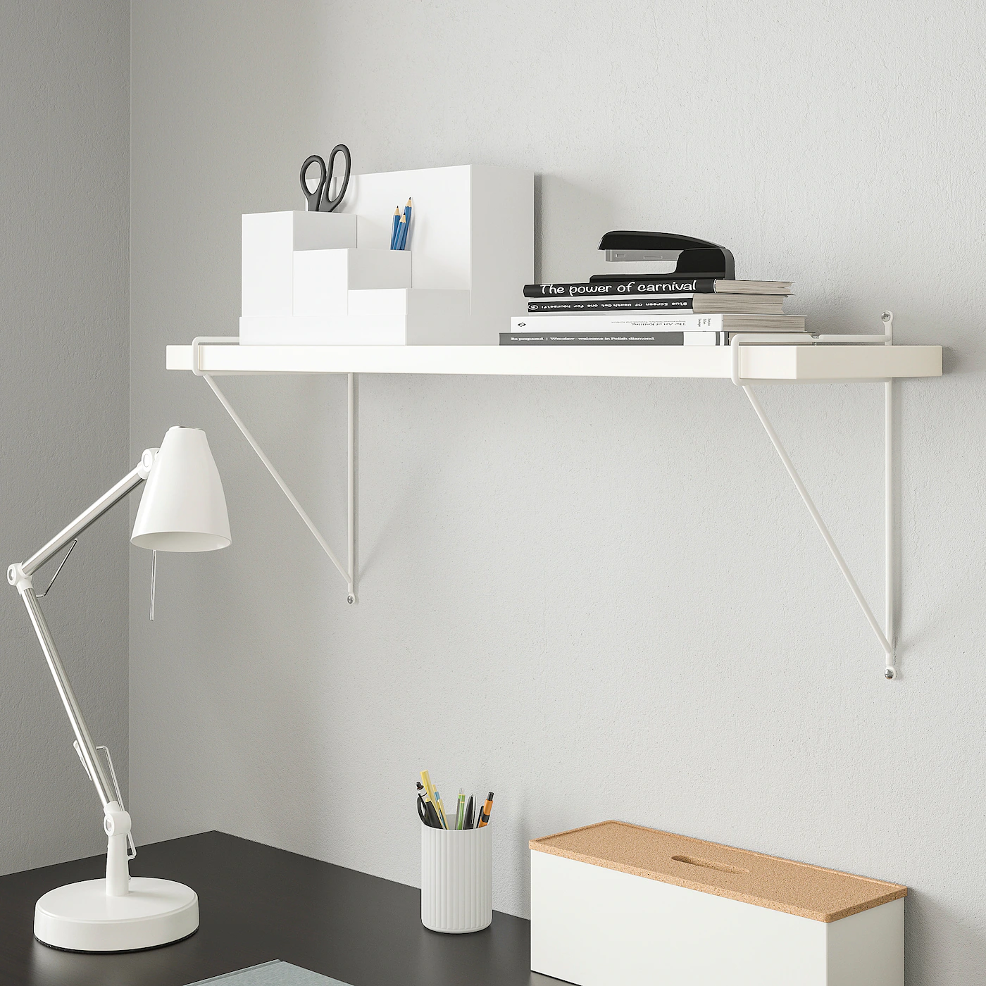 IKEA BERGSHULT Shelf White 31 1/2x7 7/8 " - Image 7