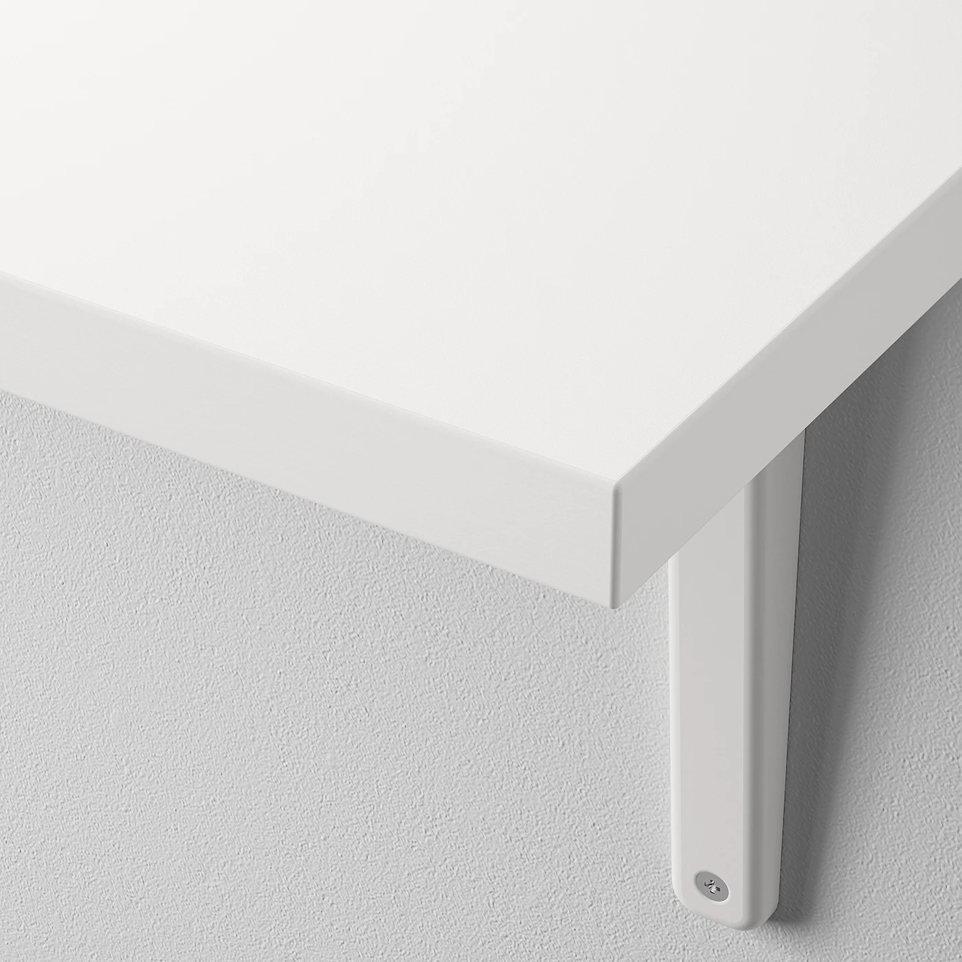 IKEA BERGSHULT / TOMTHULT Shelf With Bracket White 47 1/4x7 7/8 " - Image 6