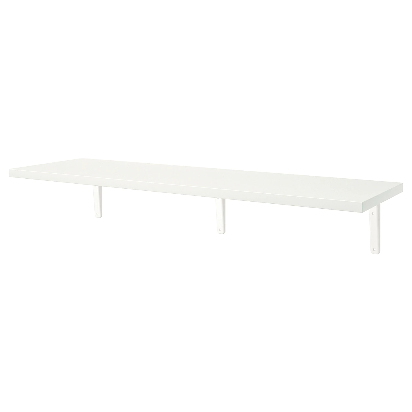 IKEA BERGSHULT / TOMTHULT Shelf With Bracket White 47 1/4x11 3/4 "