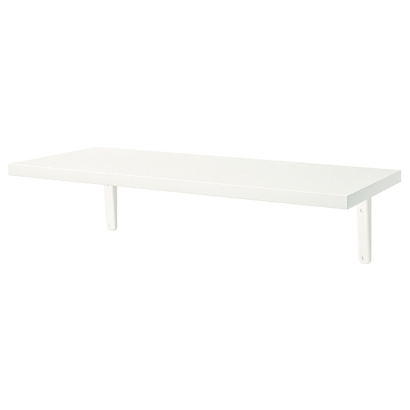 IKEA BERGSHULT / TOMTHULT Shelf With Bracket White 31 1/2x11 3/4 "