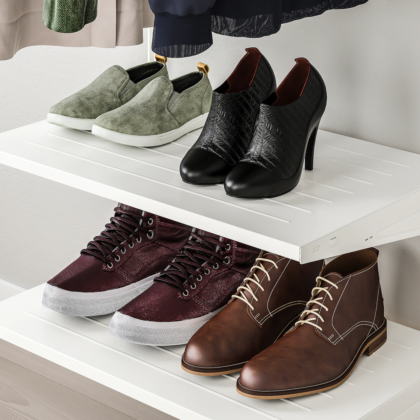 IKEA BOAXEL Wardrobe Combination White 73 3/4x15 3/4x79 " - Image 4