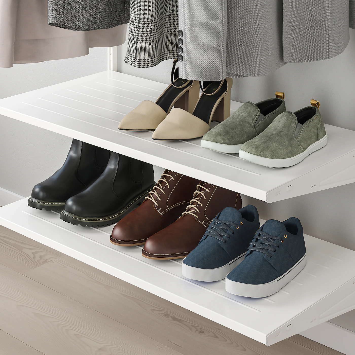 IKEA BOAXEL Wardrobe Combination White 32 1/4x15 3/4x79 " - Image 5