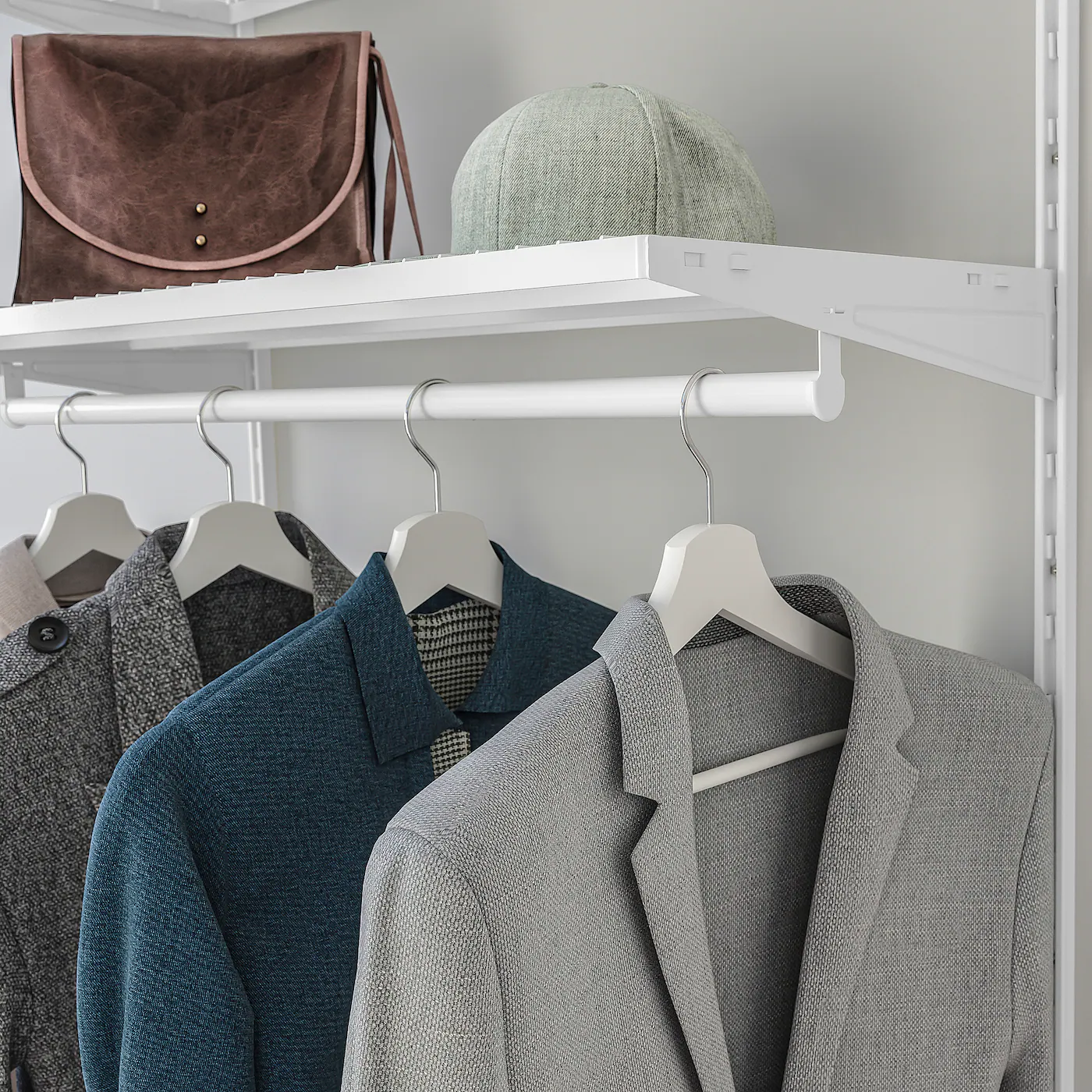 IKEA BOAXEL Wardrobe Combination White 32 1/4x15 3/4x79 " - Image 4