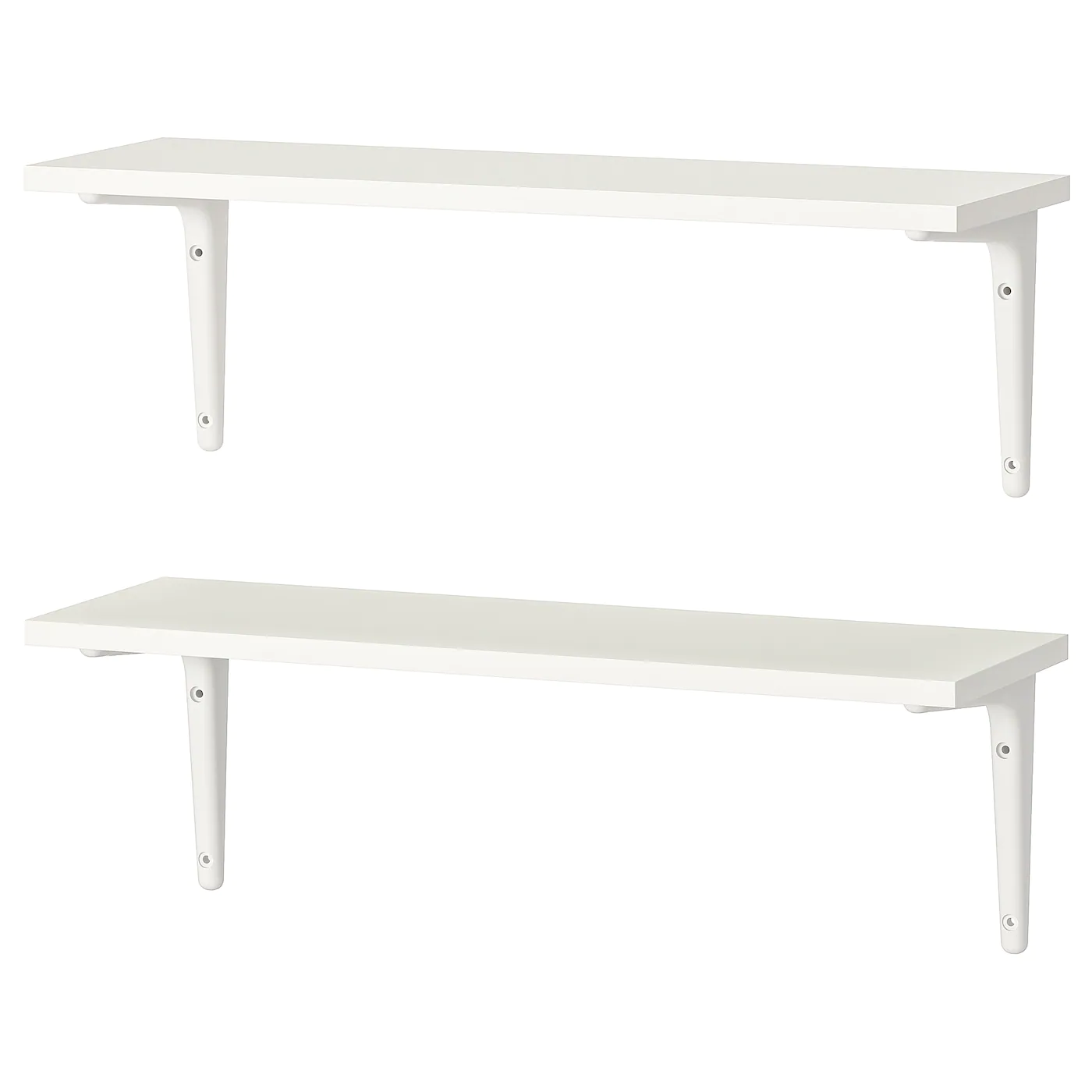 IKEA BURHULT / SIBBHULT Wall Shelf Combination White/white 23 1/4x7 7/8 "