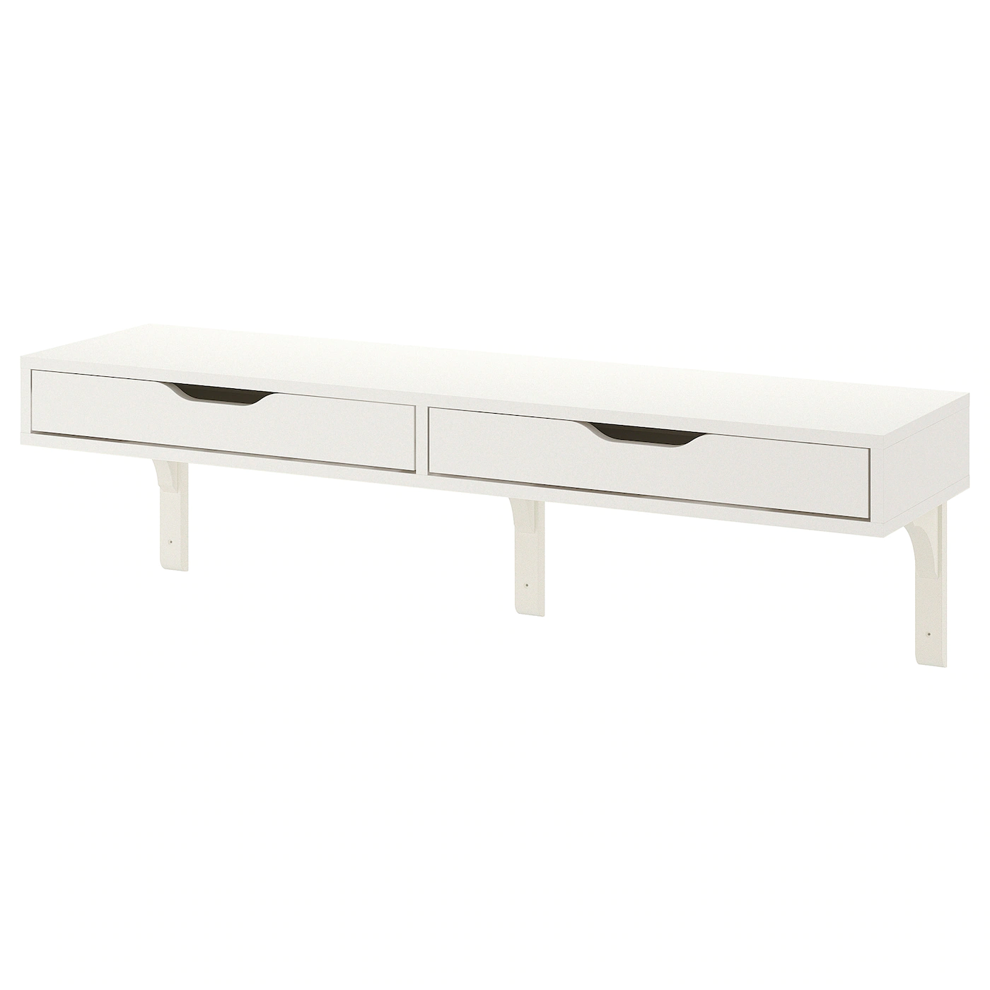 IKEA EKBY ALEX / RAMSHULT Wall Shelf White/white 46 7/8x11 3/8 "