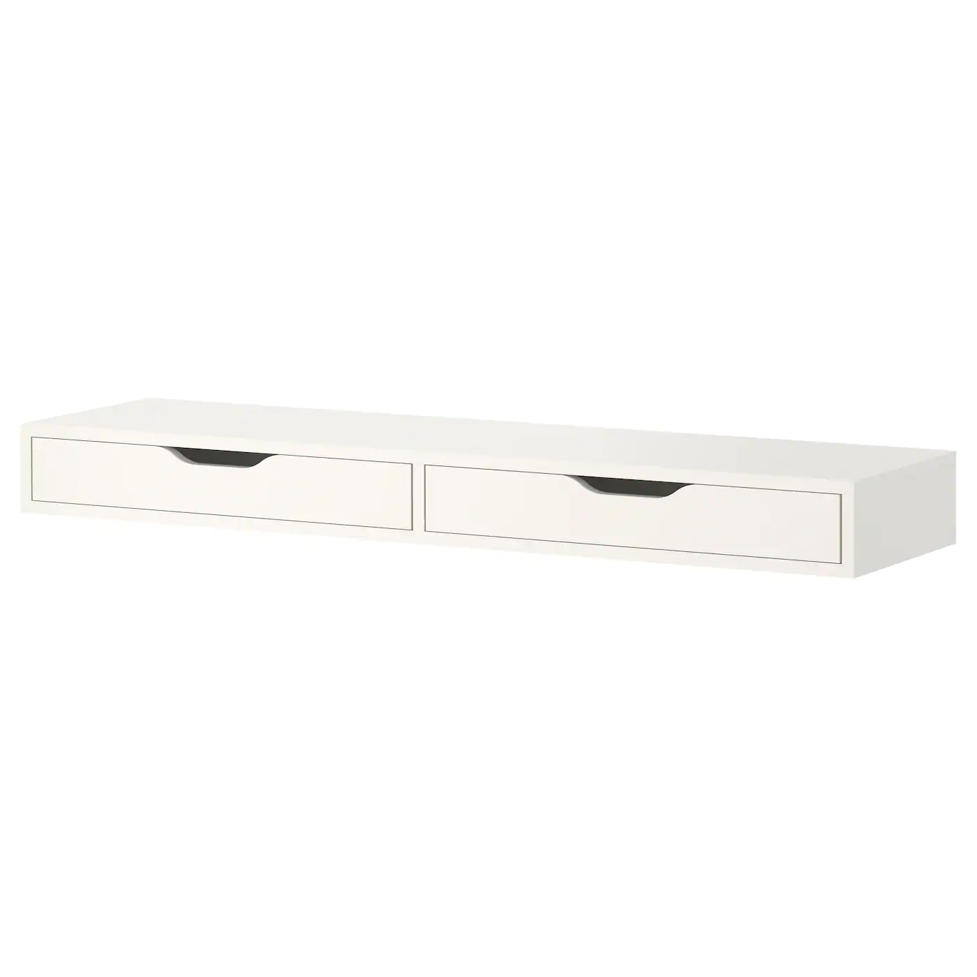 IKEA EKBY ALEX Shelf With Drawers White 46 7/8x11 3/8 "