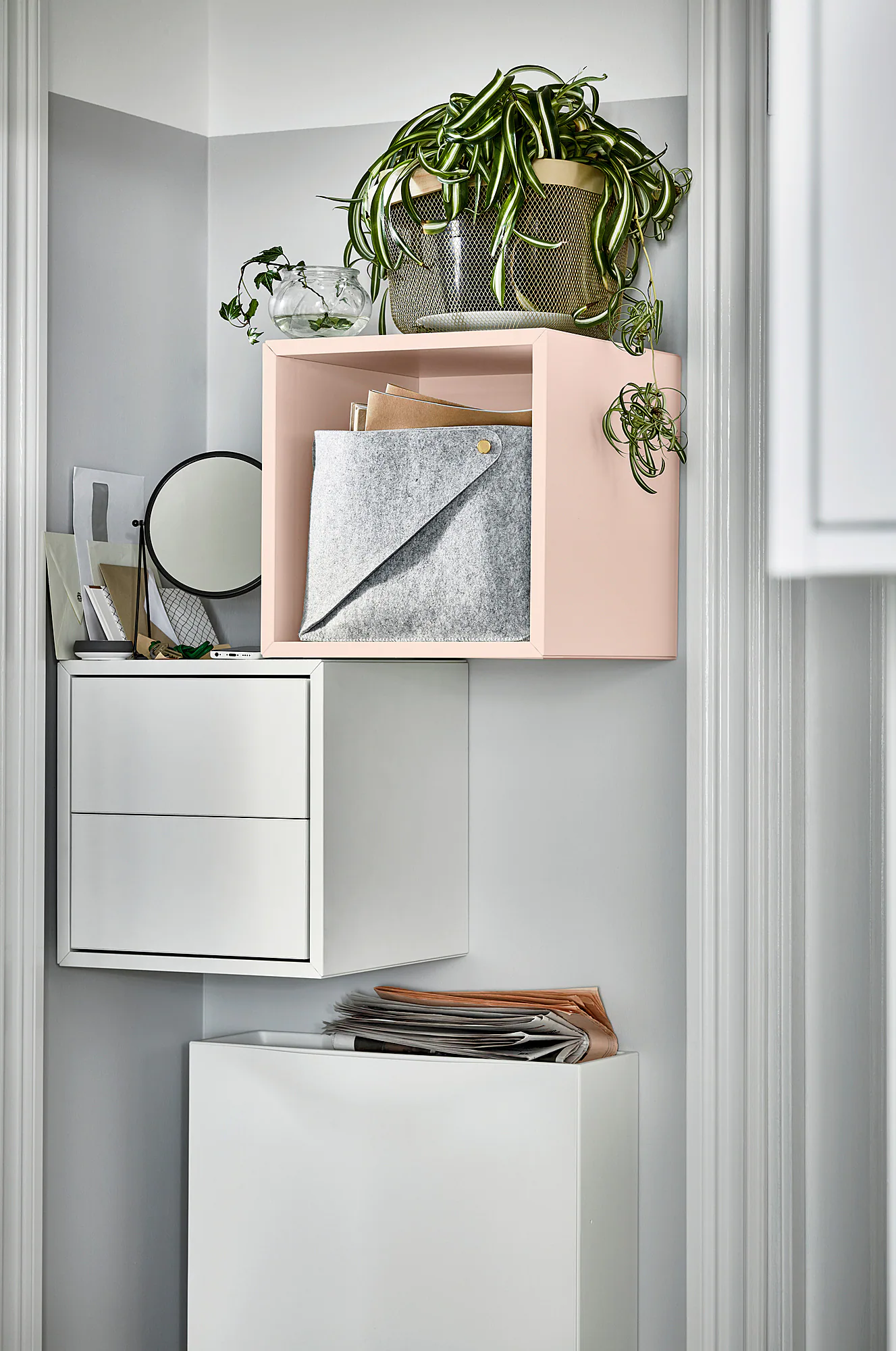 IKEA EKET Cabinet Pale Pink 13 3/4x13 3/4x13 3/4 " - Image 6