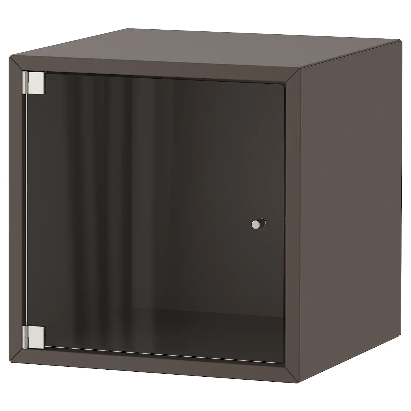 IKEA EKET Wall Cabinet With Glass Door Dark Gray 13 3/4x13 3/4x13 3/4 "