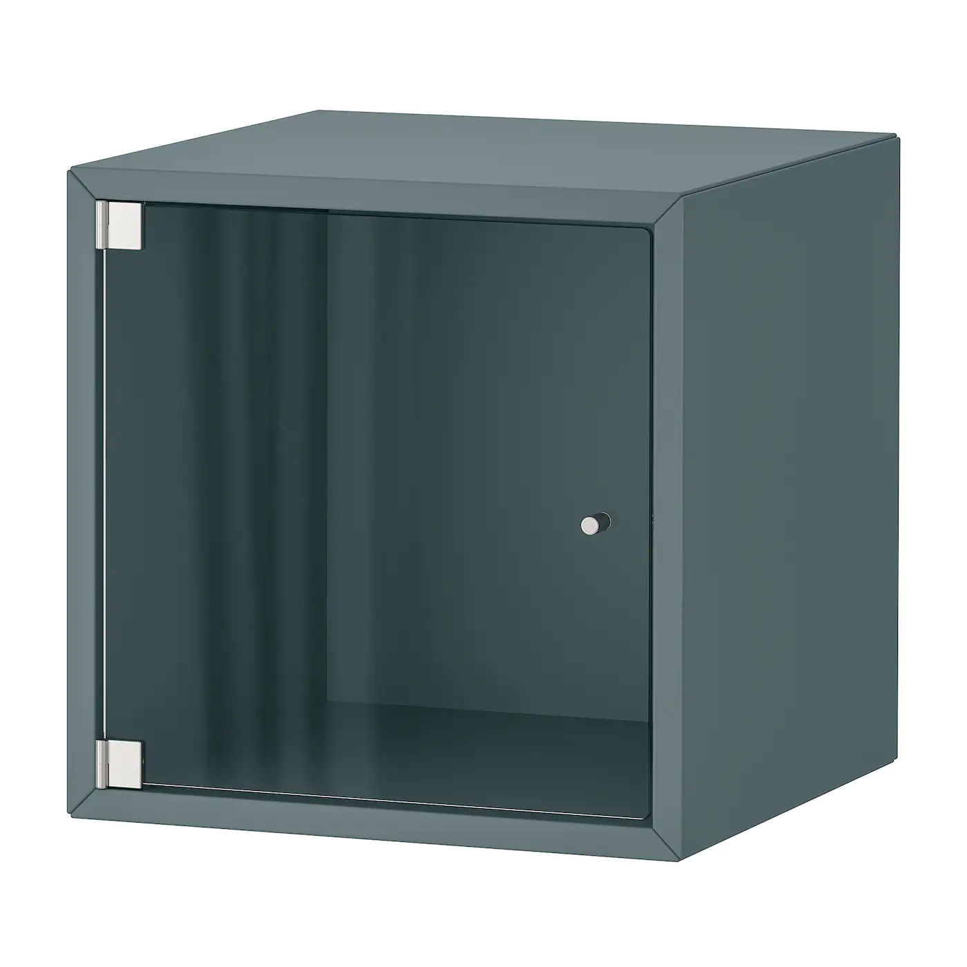 IKEA EKET Wall Cabinet With Glass Door Grayturquoise 13 3/4x13 3/4x13 3/4 "