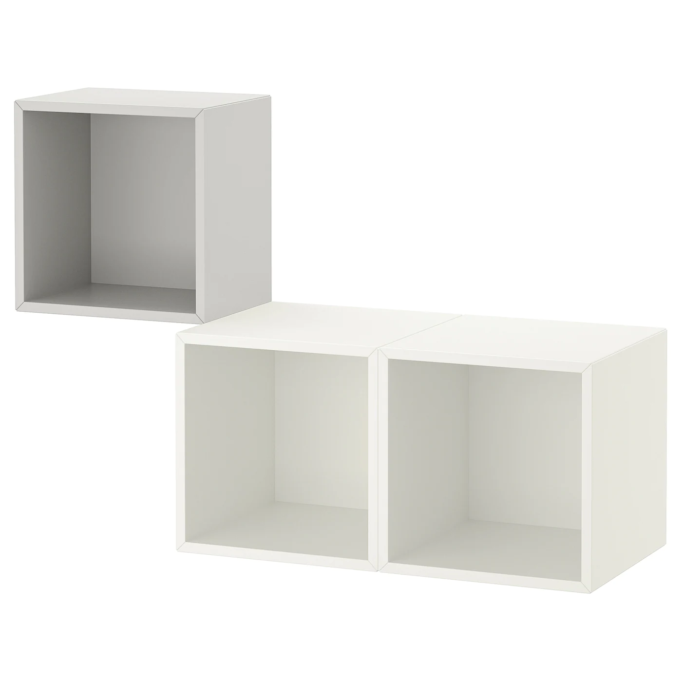 IKEA EKET Wallmounted Cabinet Combination Light Gray/white 41 3/8x13 3/4x27 1/2 "