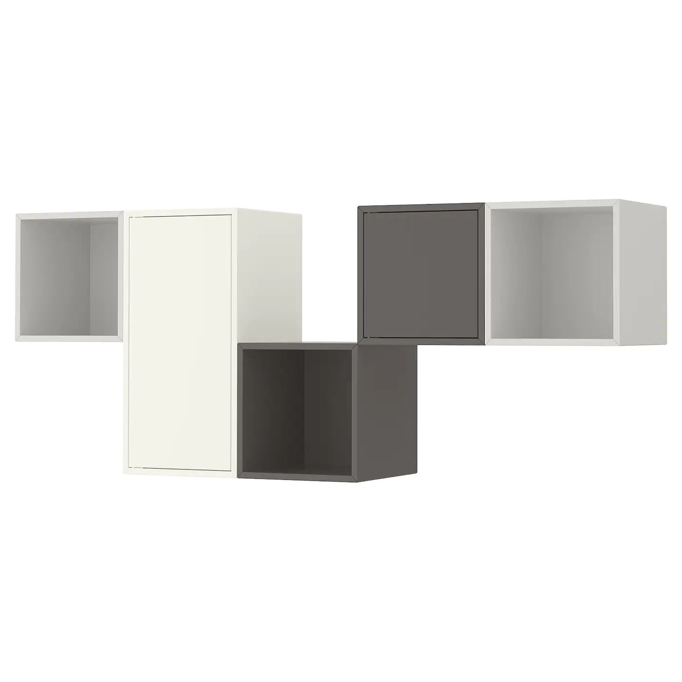 IKEA EKET Wallmounted Cabinet Combination White/light Gray/dark Gray 68 7/8x13 3/4x27 1/2 "