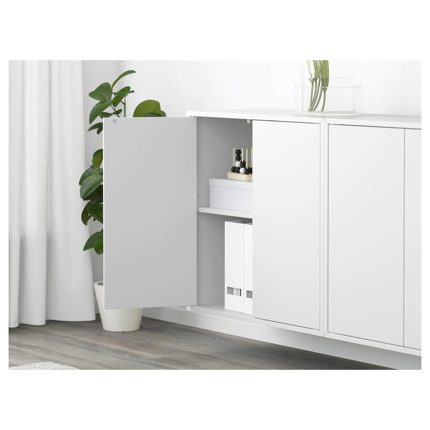 IKEA EKET Wallmounted Cabinet Combination White 68 7/8x9 7/8x27 1/2 " - Image 3