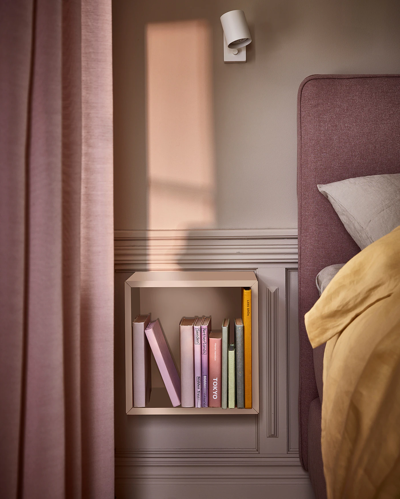 IKEA EKET Wallmounted Shelving Unit Pale Pink 13 3/4x9 7/8x13 3/4 " - Image 3