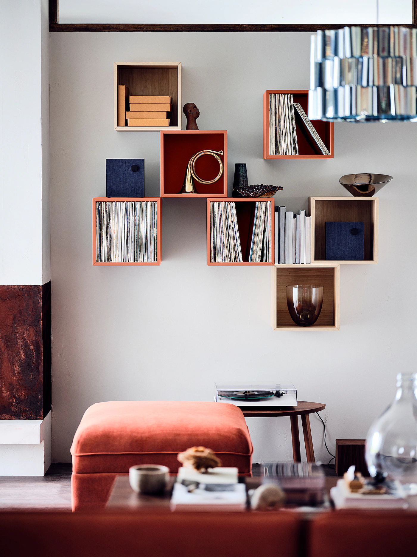 IKEA EKET Wallmounted Shelving Unit Redbrown 13 3/4x13 3/4x13 3/4 " - Image 3