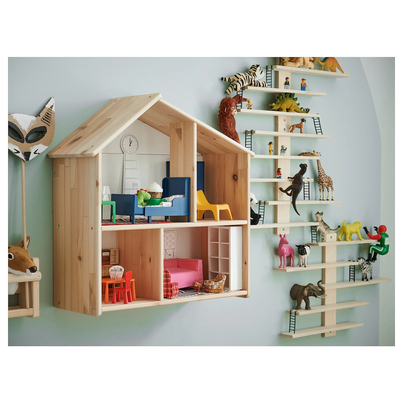 IKEA FLISAT Doll House/wall Shelf - Image 4