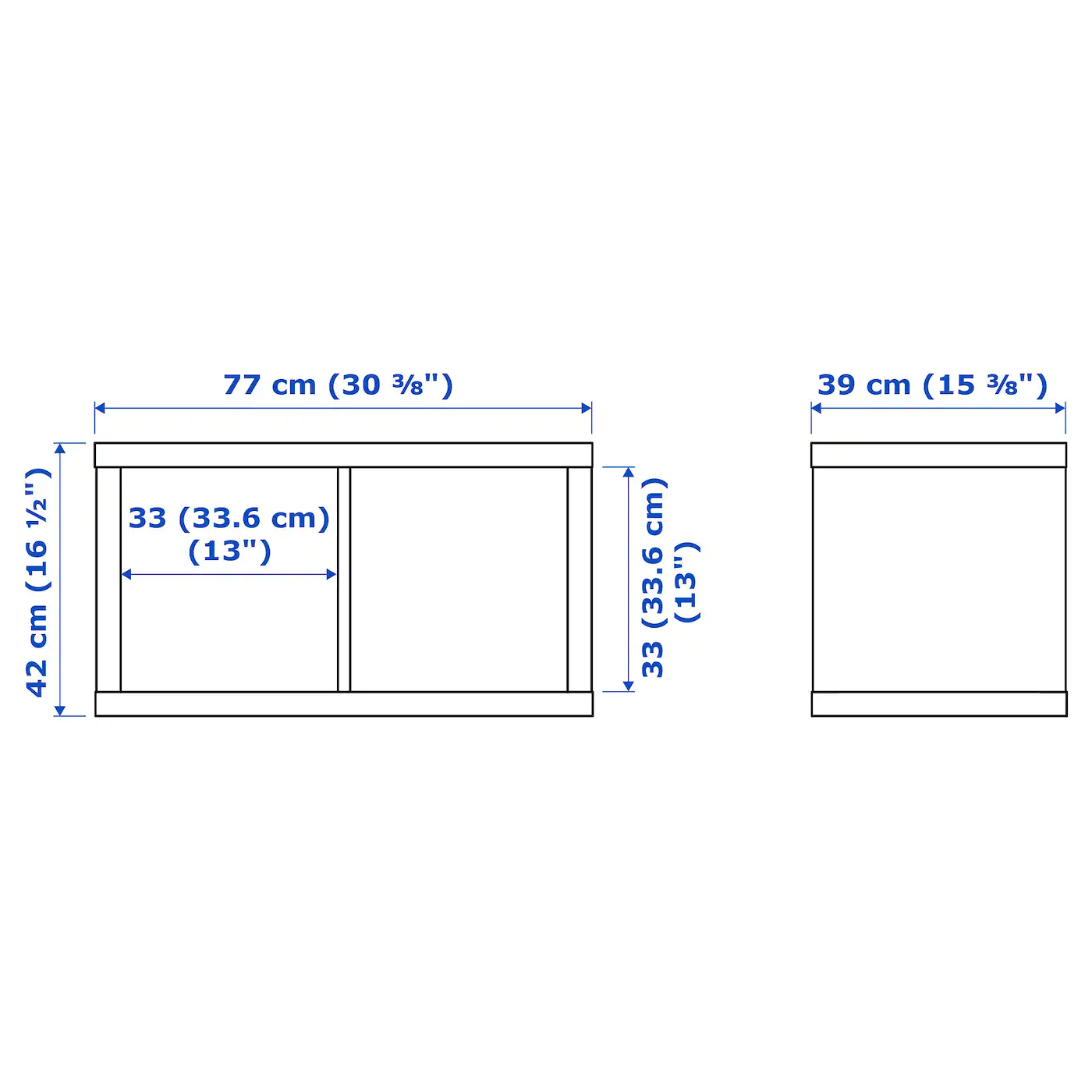 IKEA KALLAX Shelf Unit White 30 3/8x16 1/2 " - Image 5