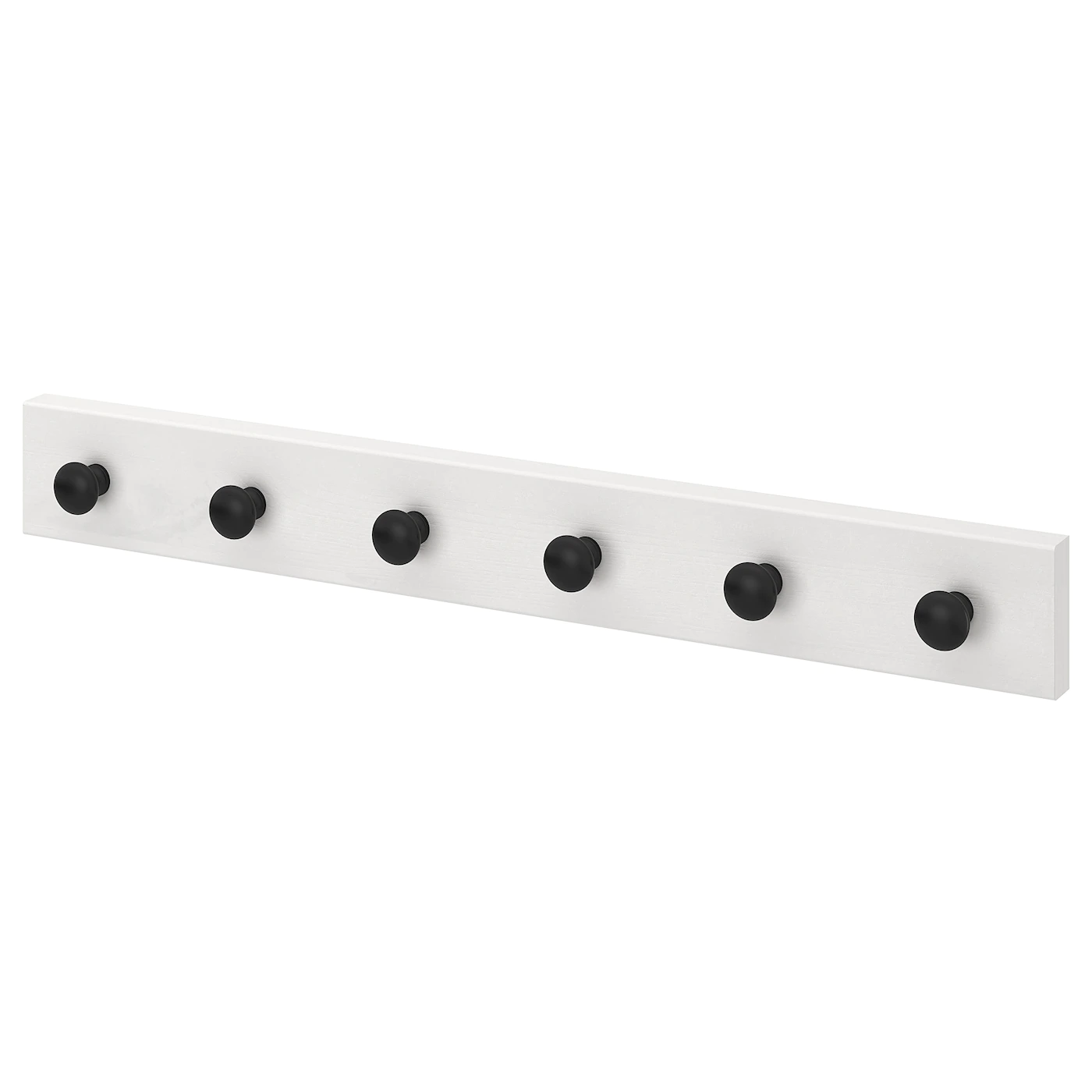 IKEA LURT / ENERYDA Rack With 6 Knobs White/black