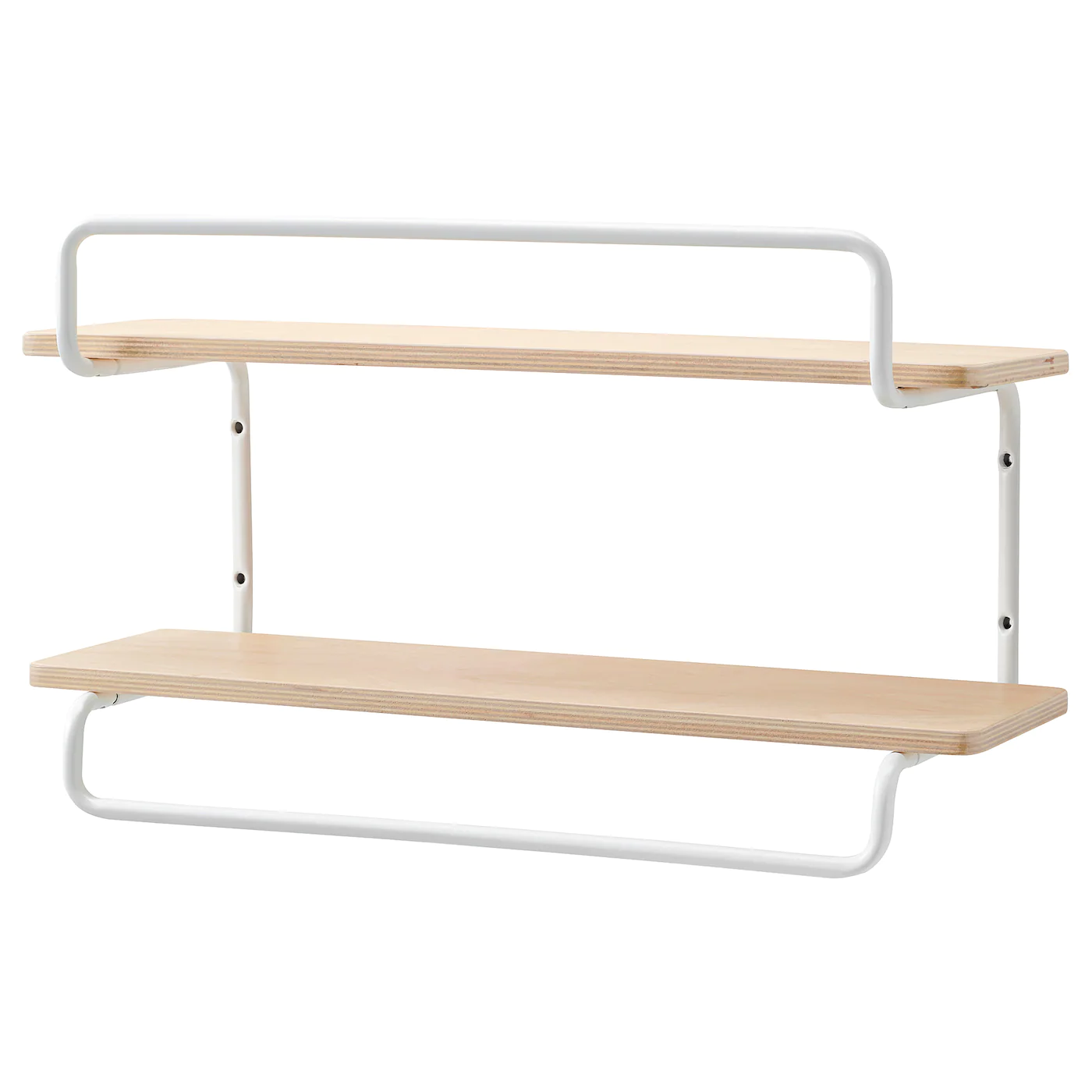 IKEA SPORTSLIG Wall Shelf For Trophies White/birch 19 5/8x11 3/4 "