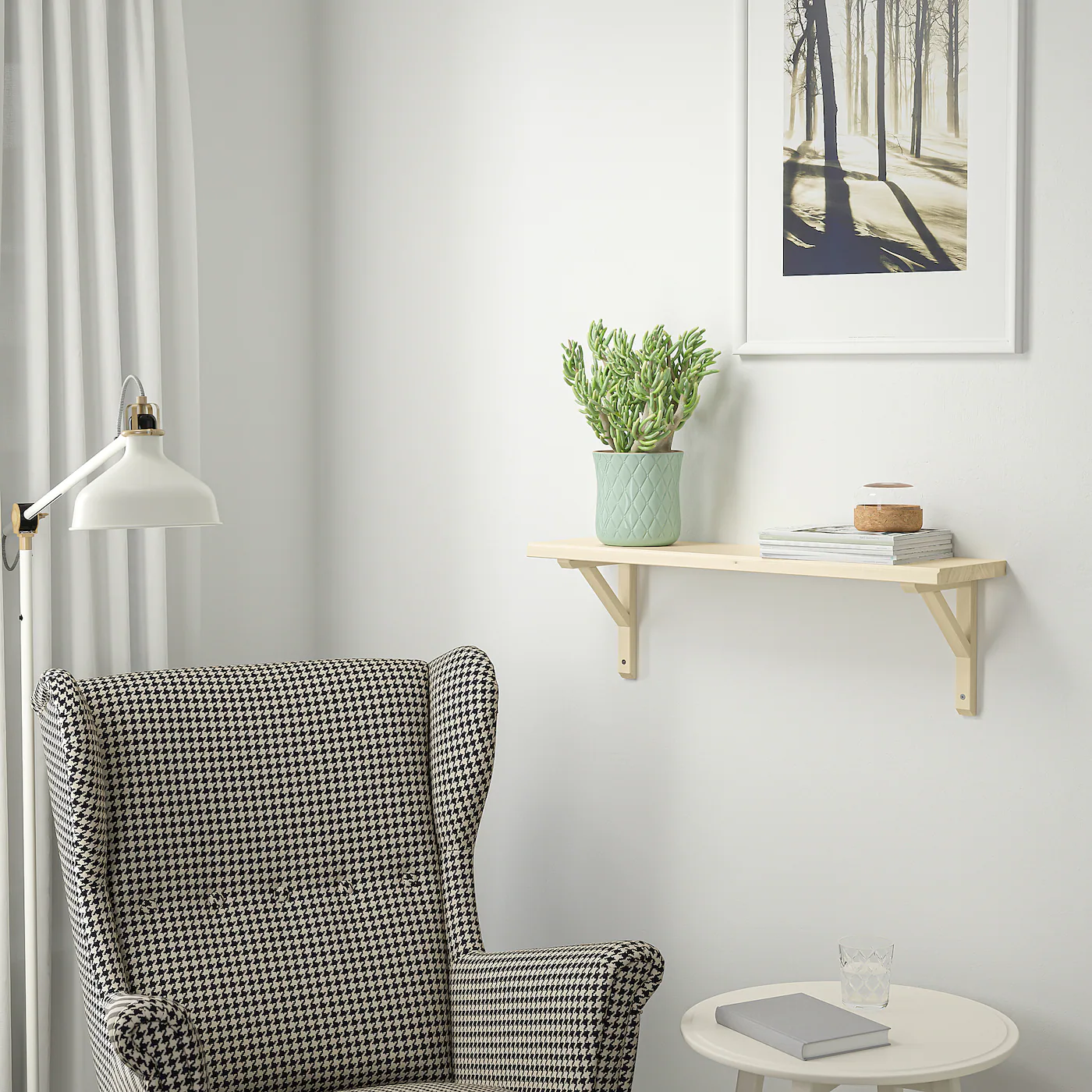 IKEA TRANHULT / SANDSHULT Wall Shelf Aspen 31 1/2x7 7/8 " - Image 3