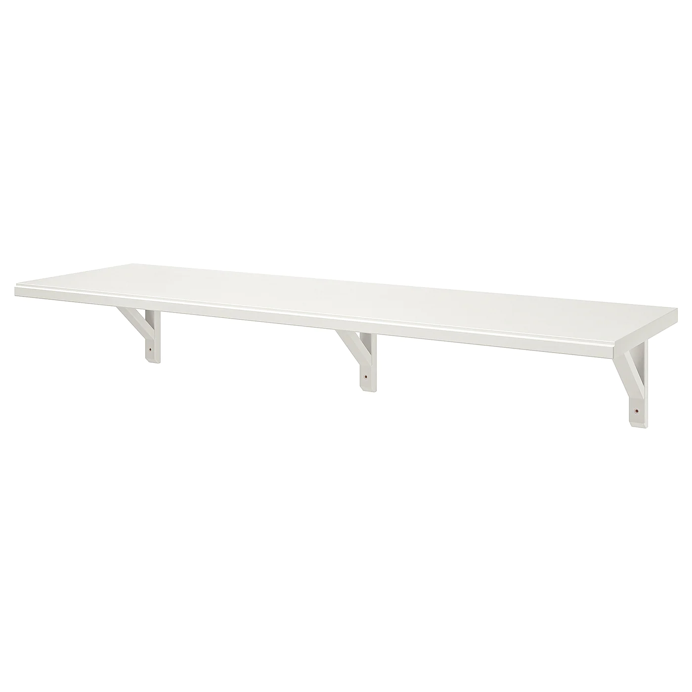 IKEA TRANHULT / SANDSHULT Wall Shelf White Stained Aspen 47 1/4x11 3/4 "