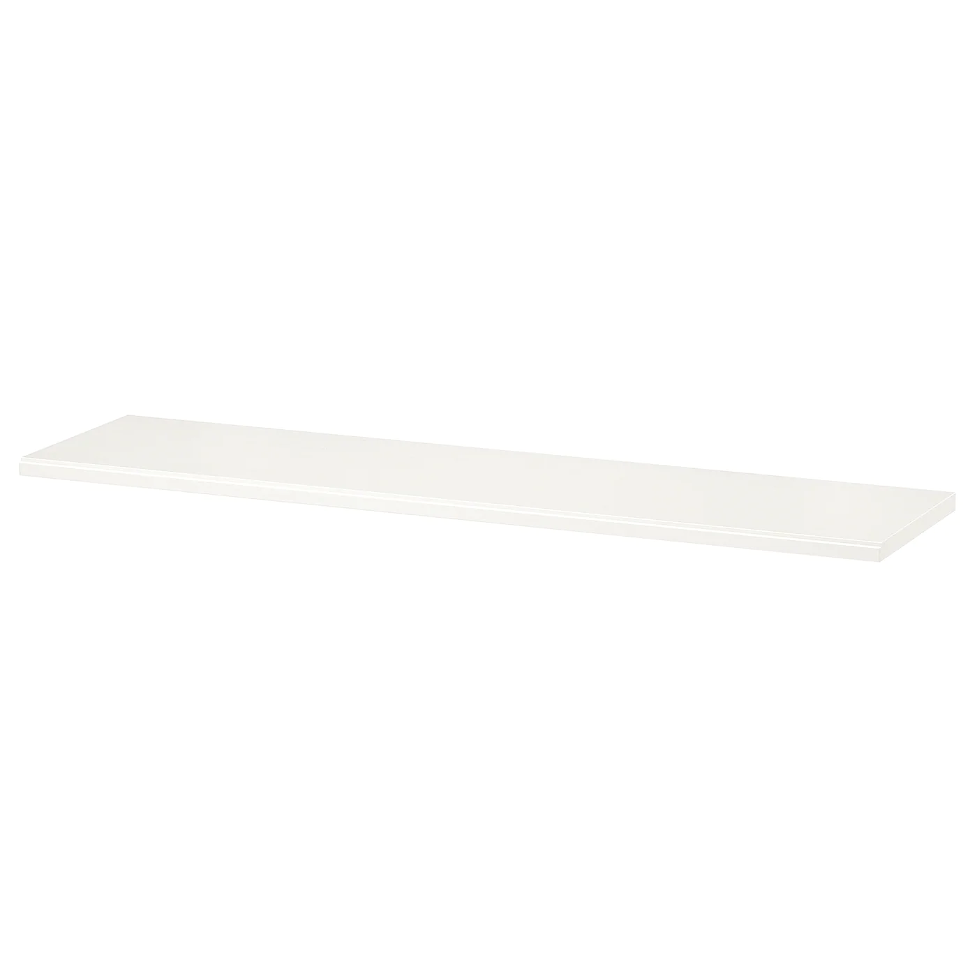 IKEA TRANHULT Shelf White Stained Aspen 47 1/4x11 3/4 "