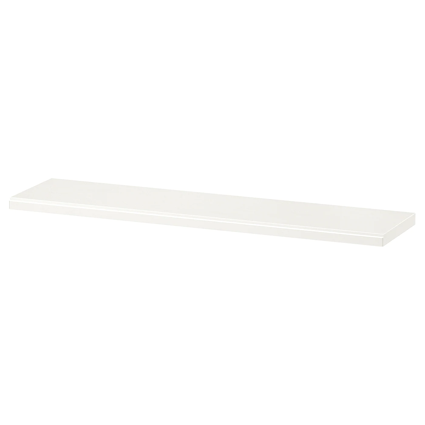 IKEA TRANHULT Shelf White Stained Aspen 31 1/2x7 7/8 "